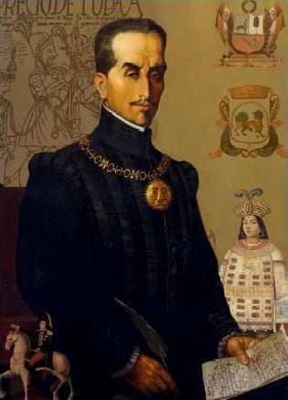 Garsilaso de la Vega el Inka, portret