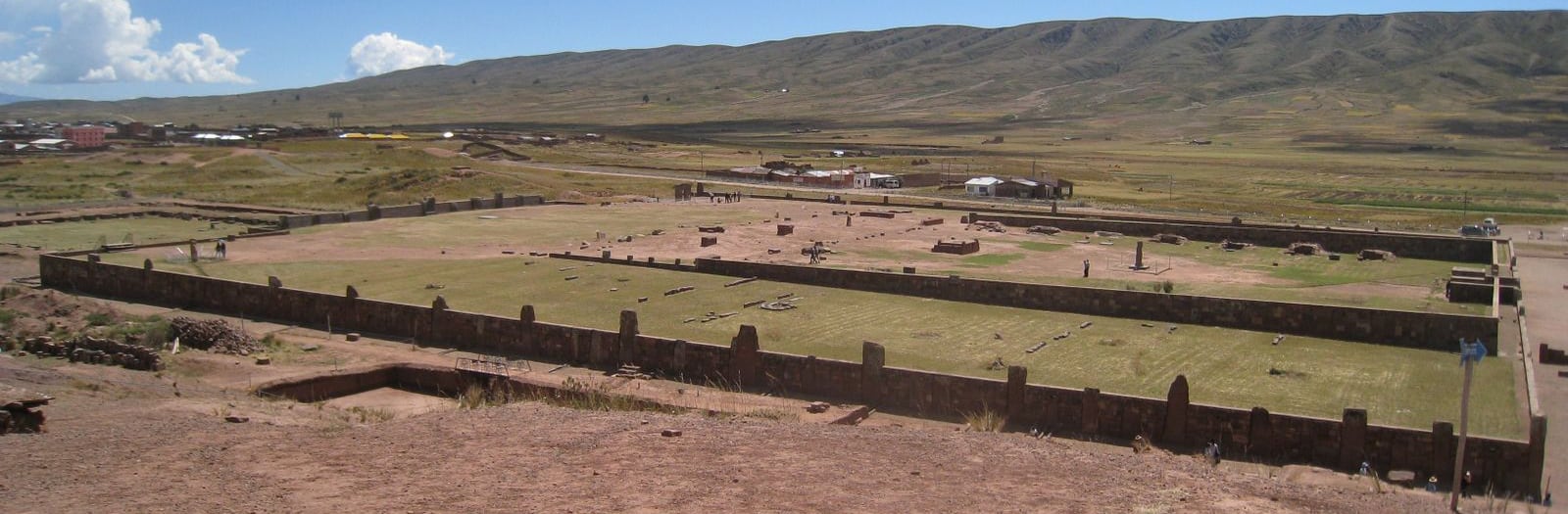 Hram Kalasasaja u Tiahuanaku, panorama
